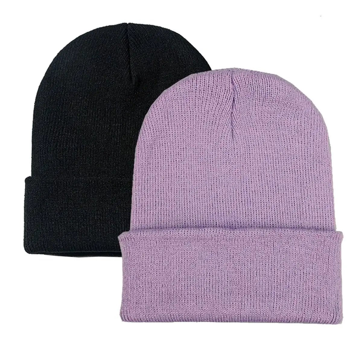 Knit Beanie - Warm Winter Headwear - Unisex & Stylish