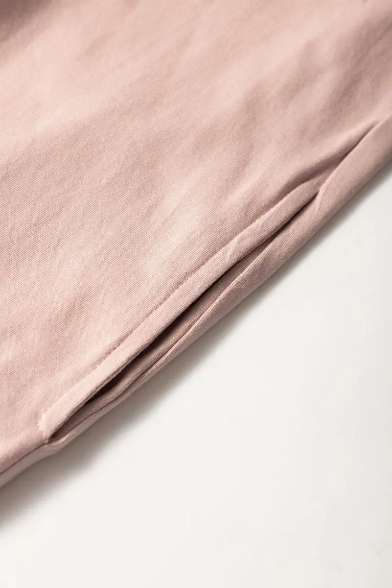 Mini Dress - Frilled Trim Loose Fit - Casual Summer Outfit