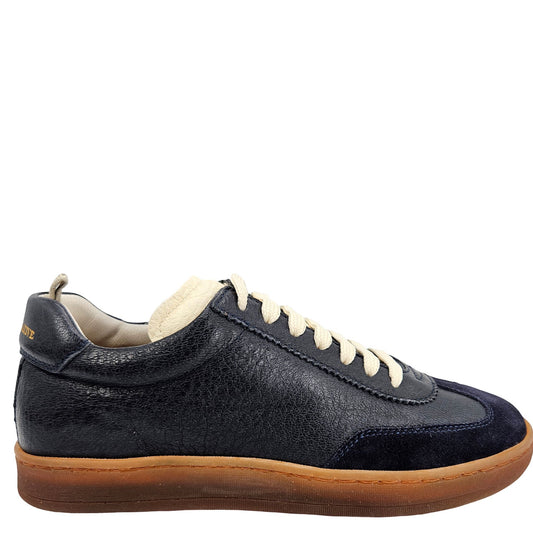 Chance/101 Blue Leather Lace Up Sneaker