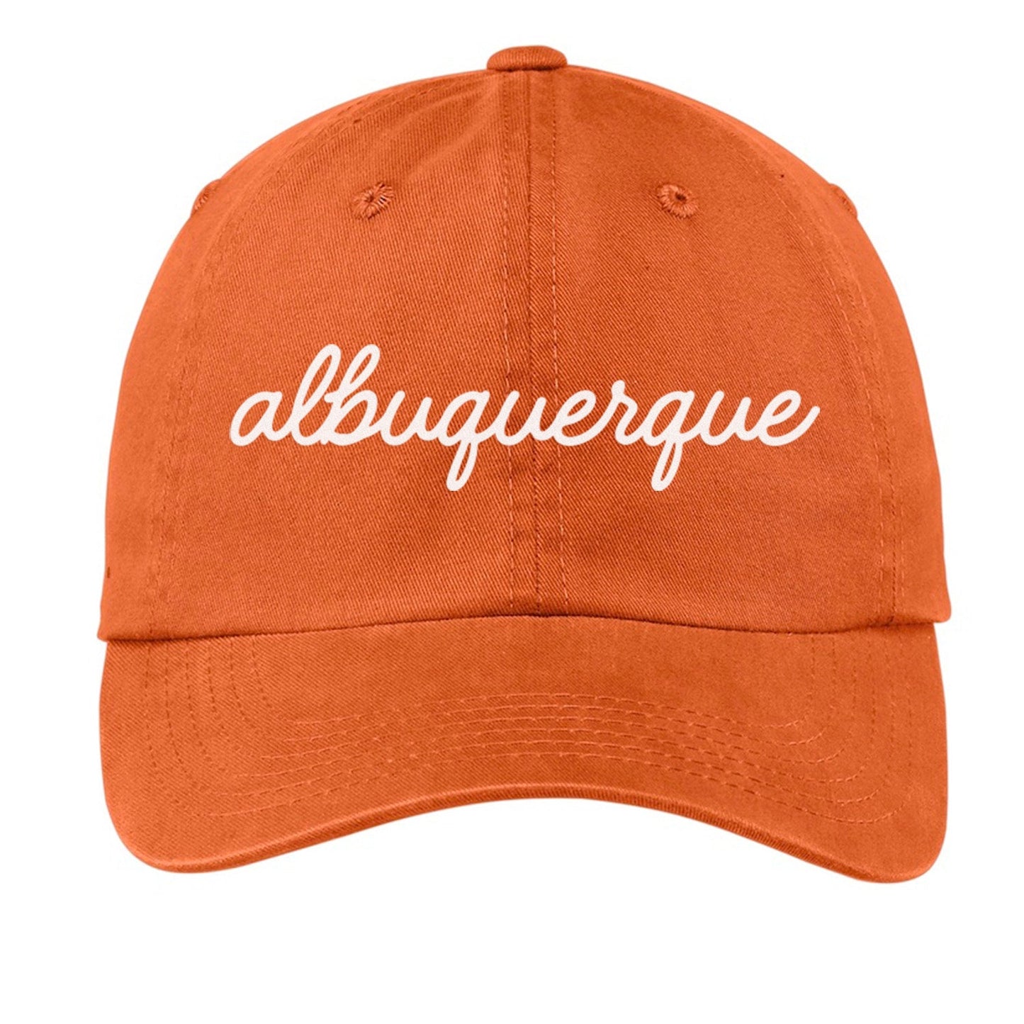 Albuquerque Cursive Baseball Cap