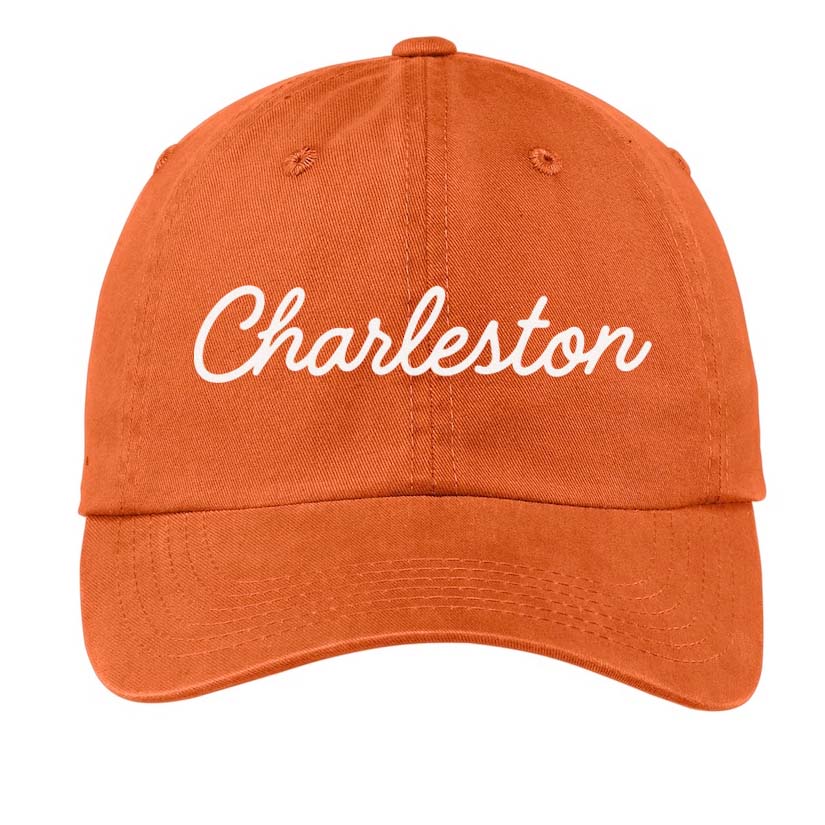 Charleston Cursive Baseball Cap