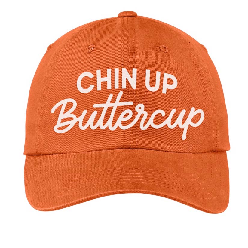 Chin Up Buttercup Baseball Cap
