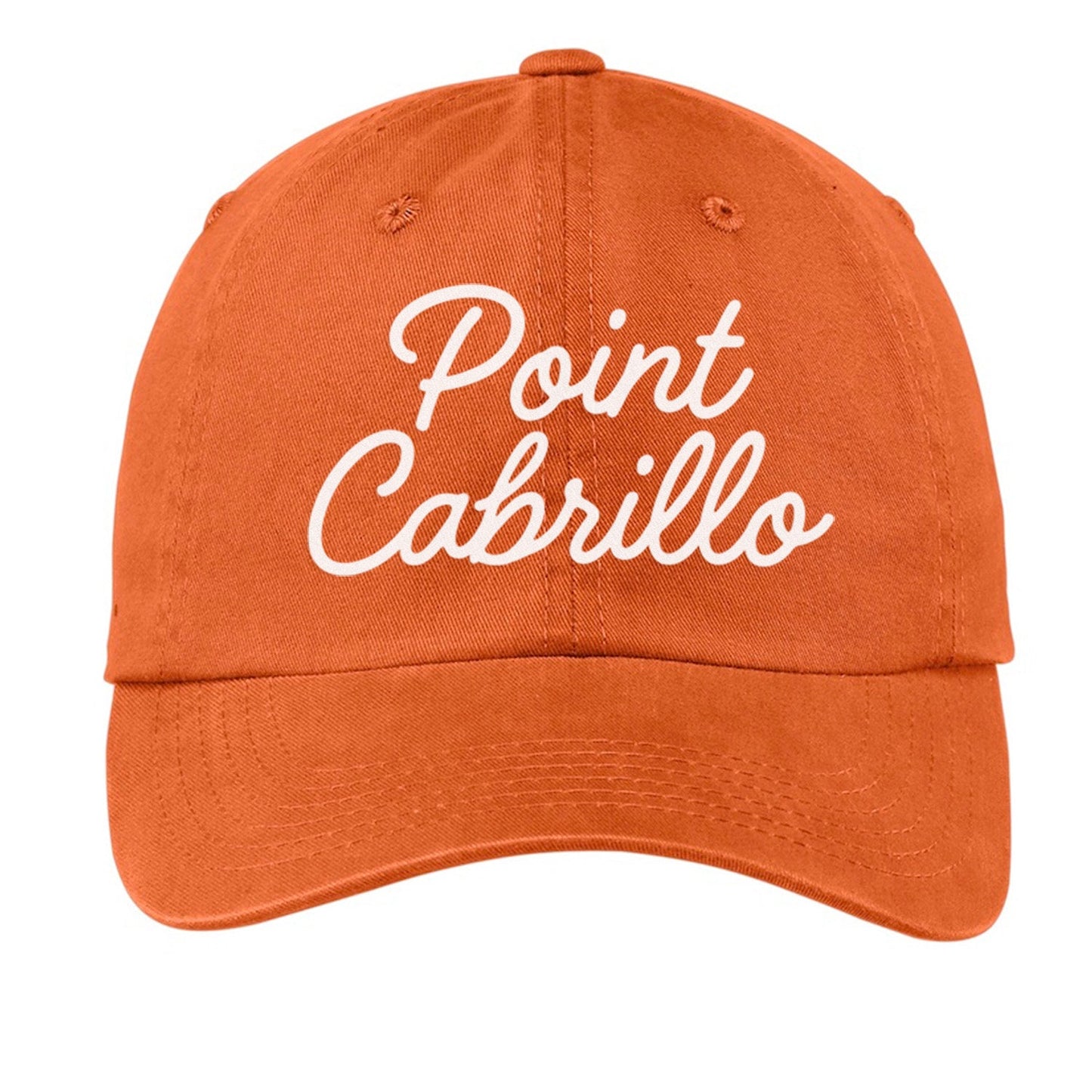 Point Cabrillo Cursive Baseball Cap