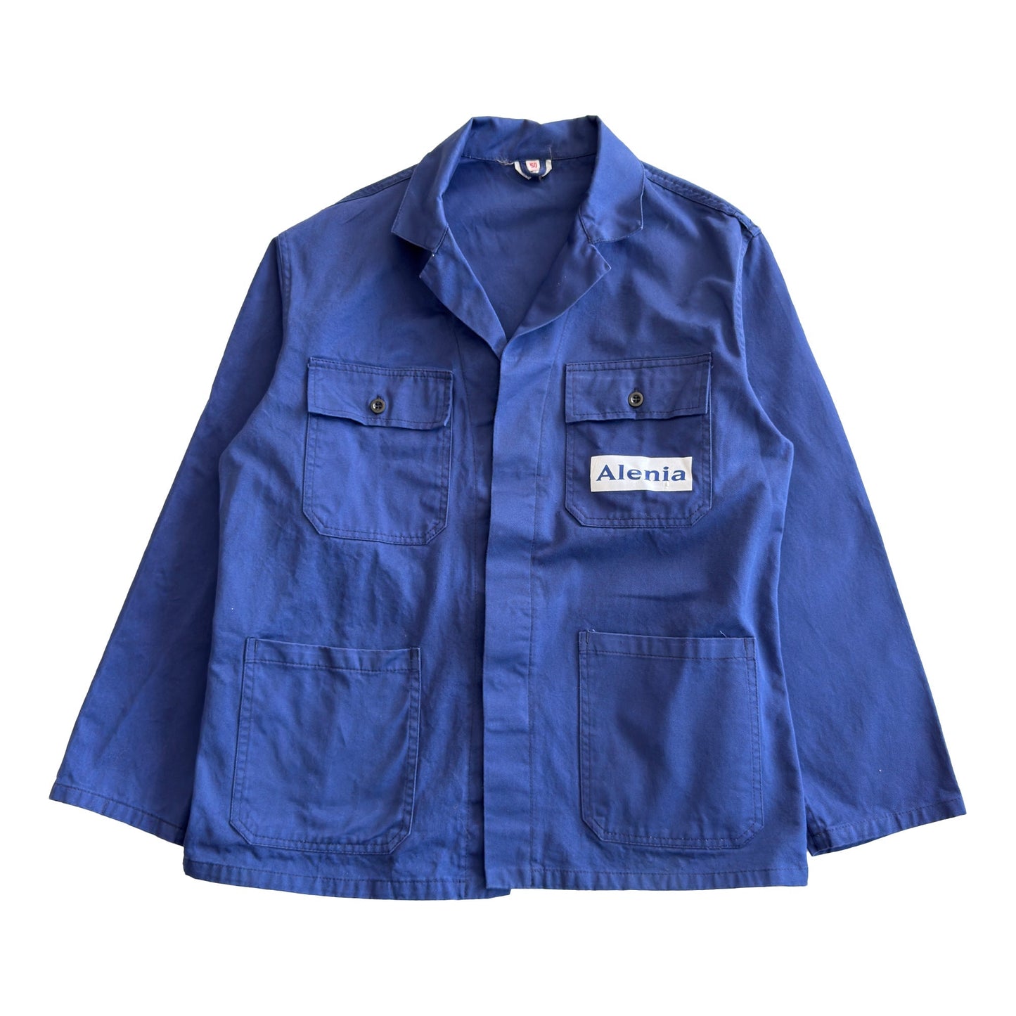 Vintage Blue Italian Work Jacket - Men's Medium