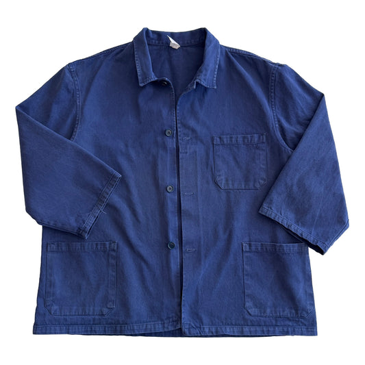 Vintage Blue European Work Jacket - Fits Women's 3XL