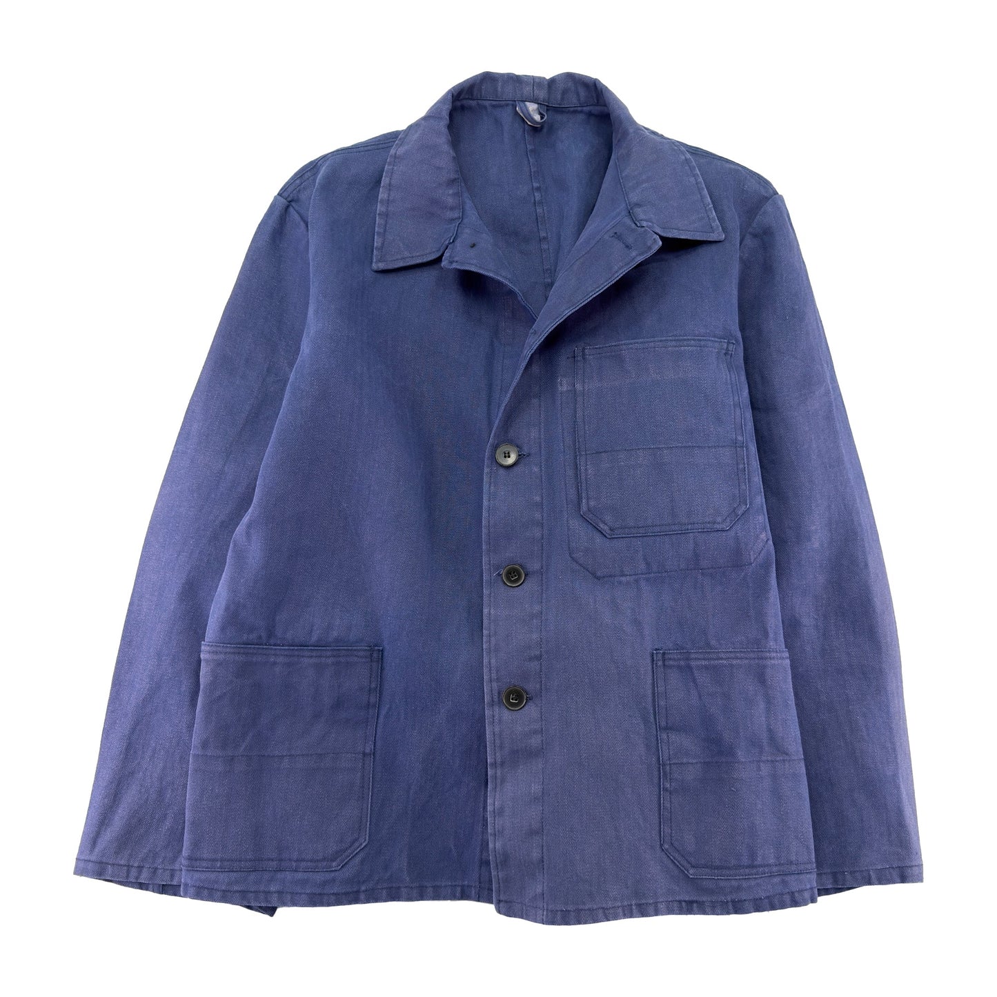 Vintage Blue French Work Jacket - Men's Large / Women's XL