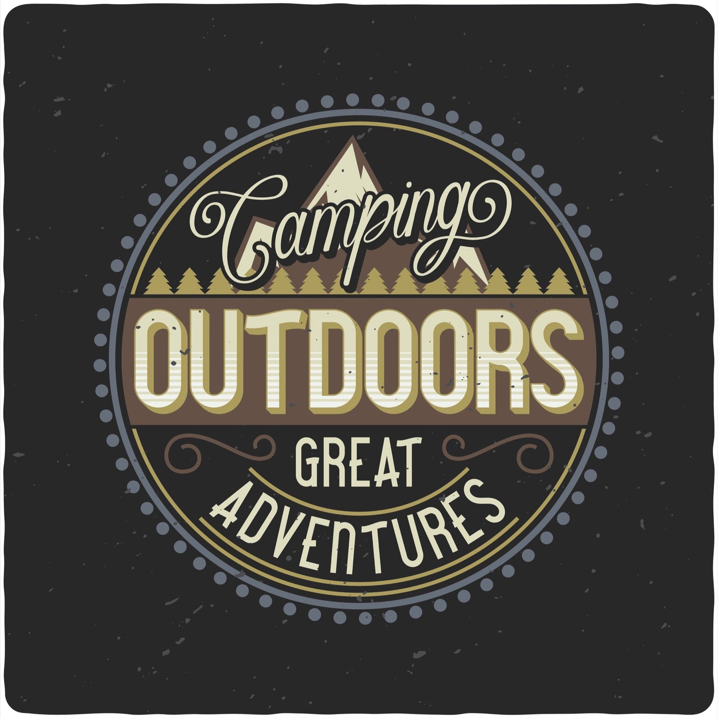 Outdoors Men's Bamboo Viscose/Organic Cotton Short Sleeve Graphic T-Shirt