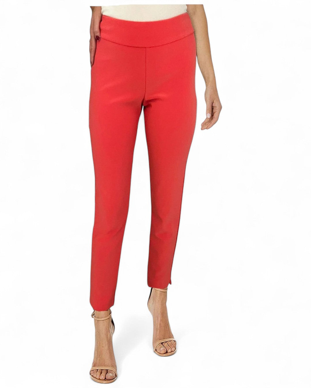 Krazy Larry P21 Microfiber Straight Leg Pant - Tangerine