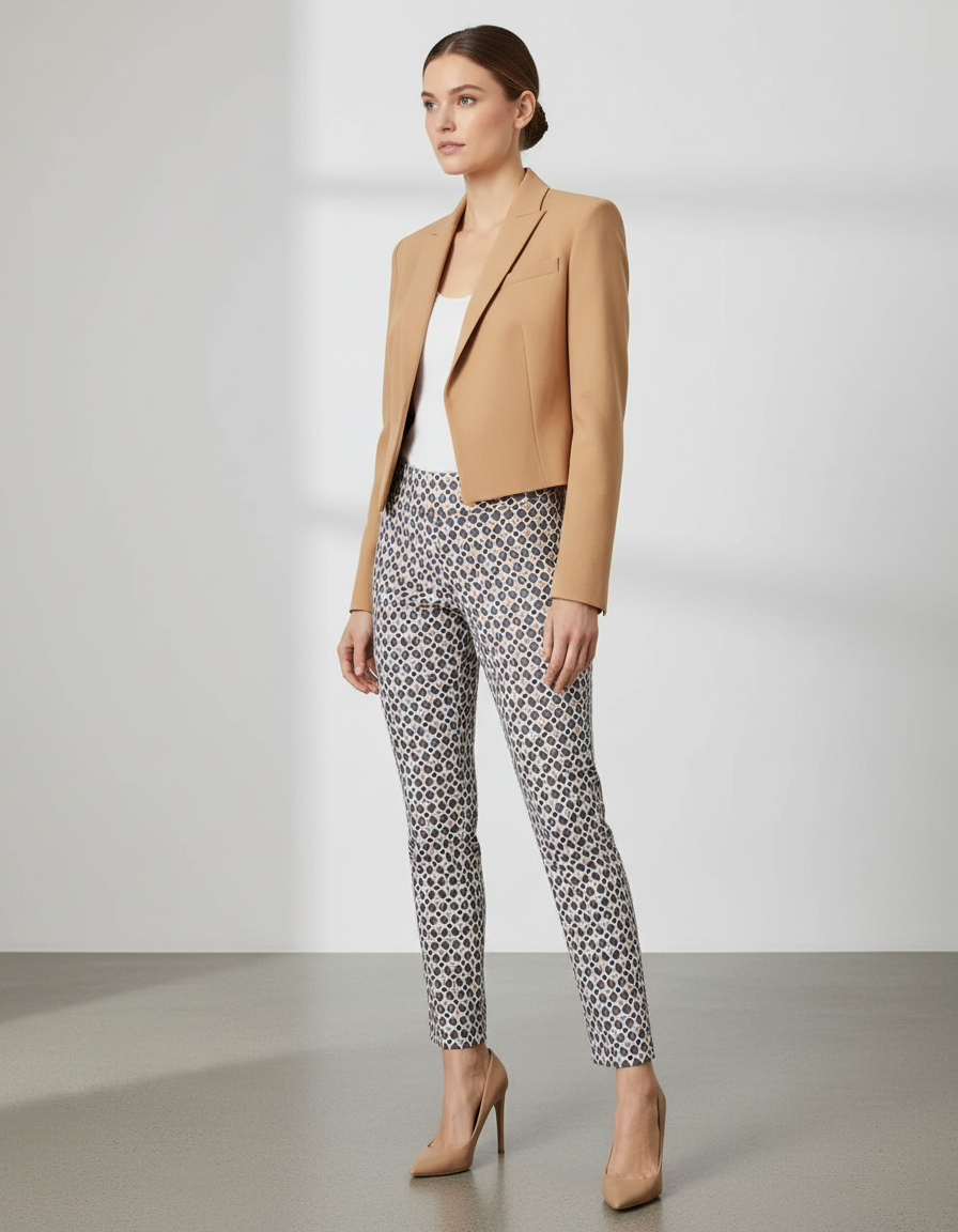 Krazy Larry P507 Pull on Pant - Multi Diamonds