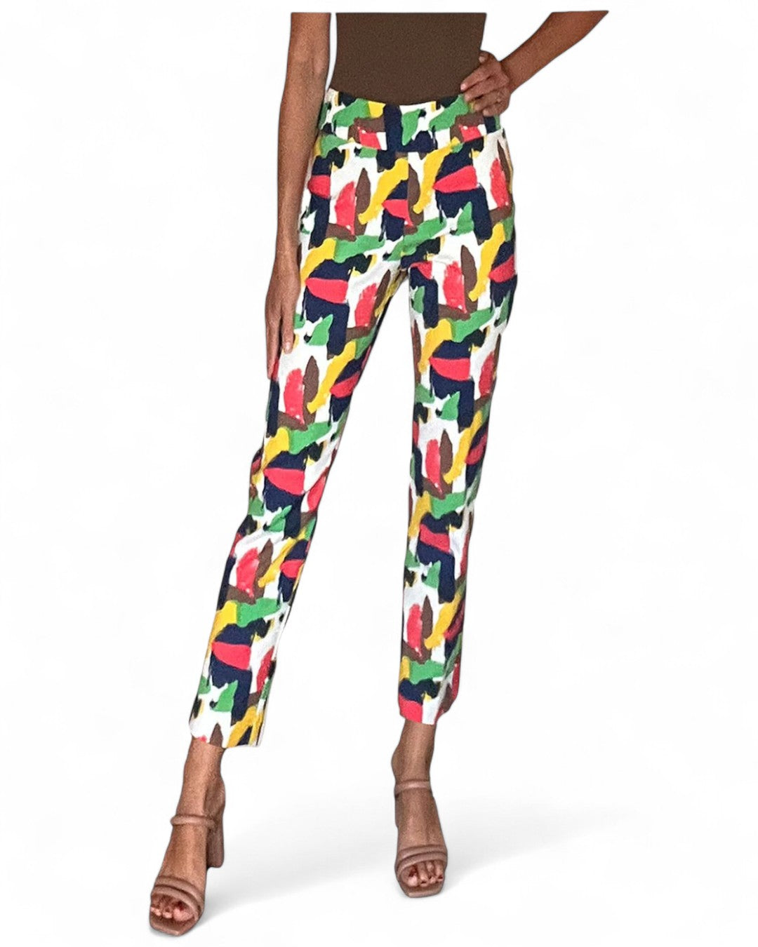 Krazy Larry P507 Pull on Pant - New Abstract