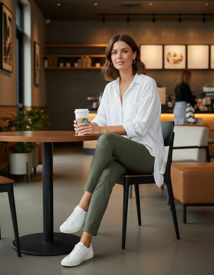 Krazy Larry P507 Pull on Pant - Olive