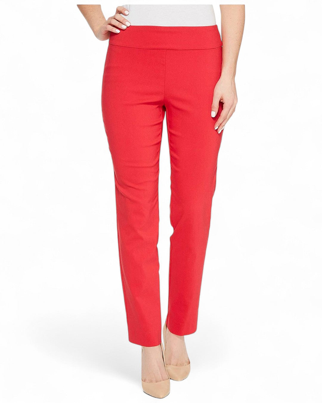 Krazy Larry P507 Pull on Pant - Red