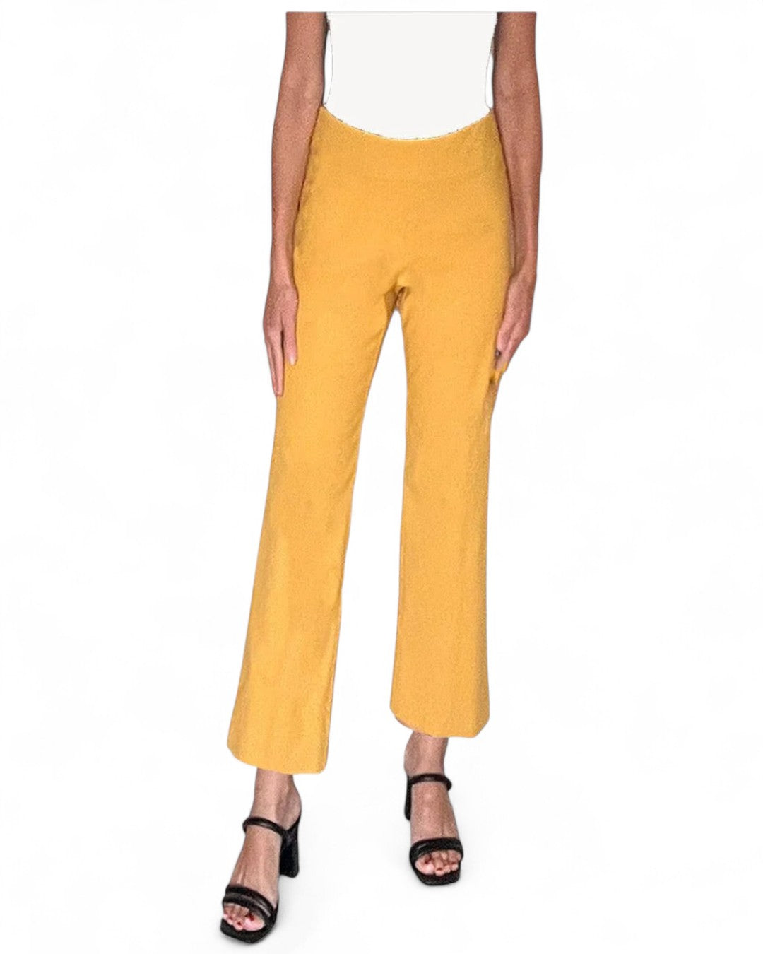 Krazy Larry P600 Pull on Wide Ankle Pant - Gold