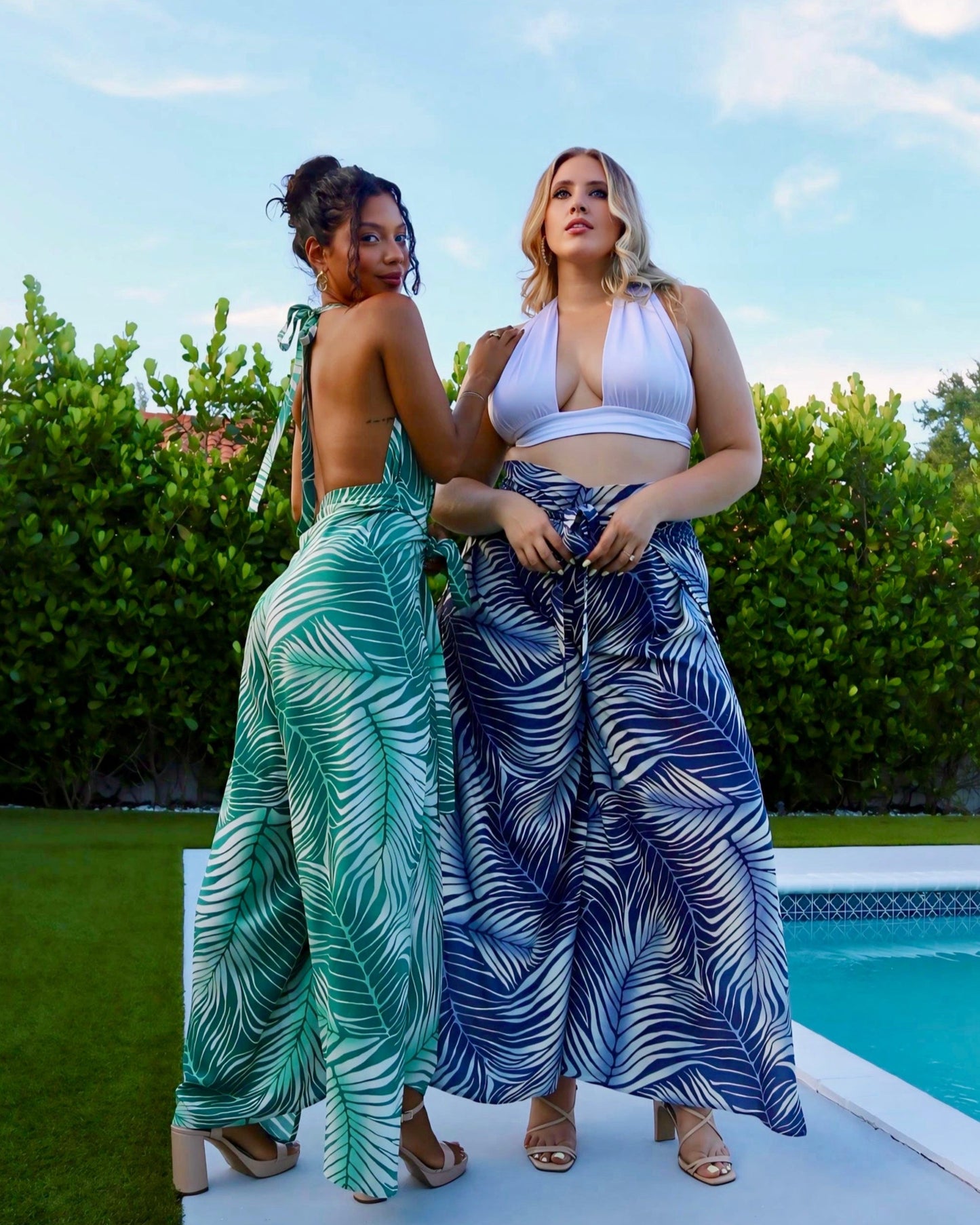 Pant to Jumpsuit - Island Print