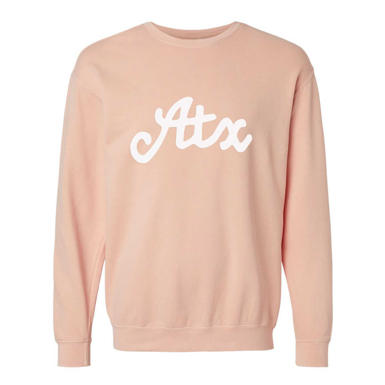Atx Cursive Washed Sweatshirt