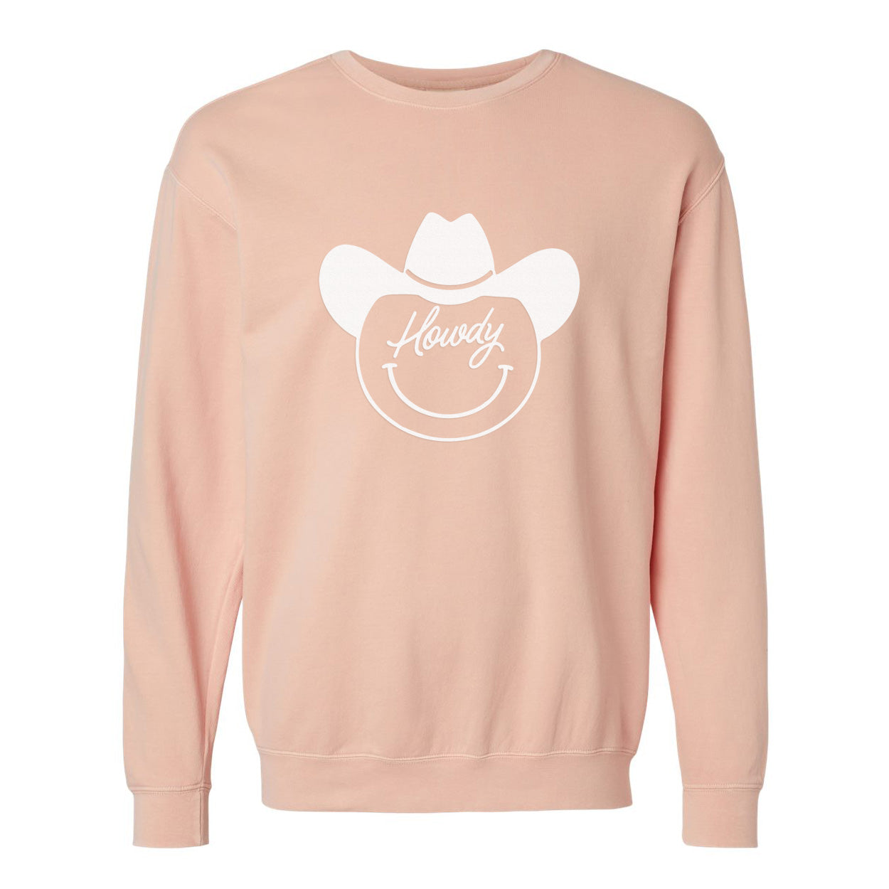 Howdy Cursive Cowboy Washed Sweatshirt