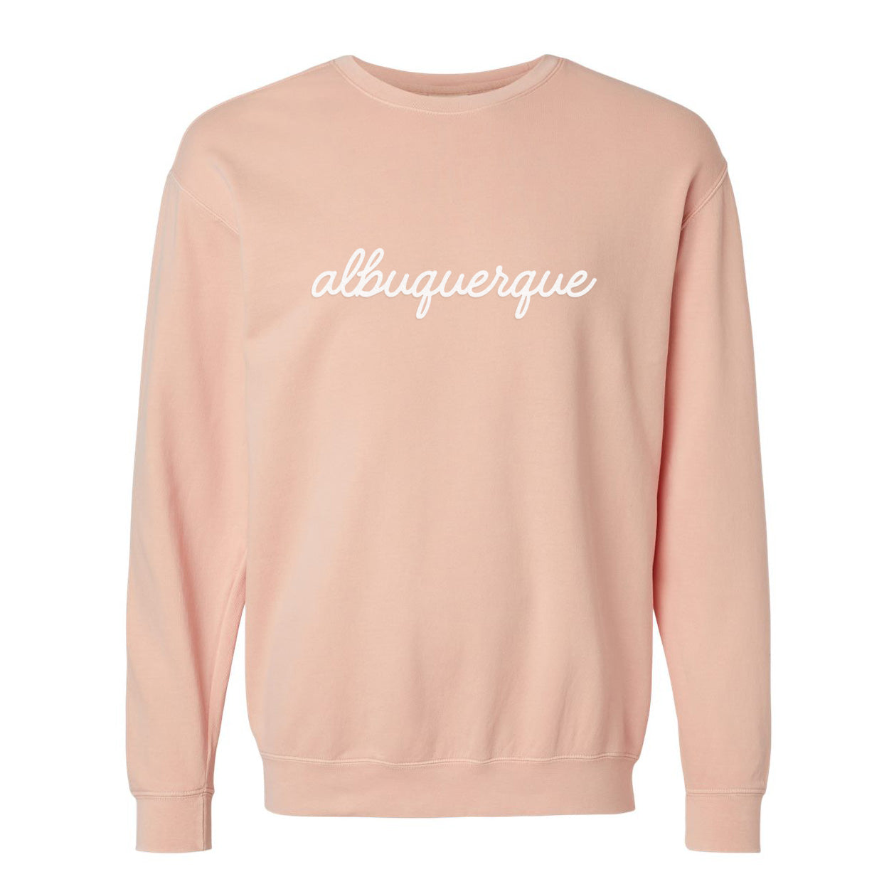 Albuquerque Cursive Washed Sweatshirt