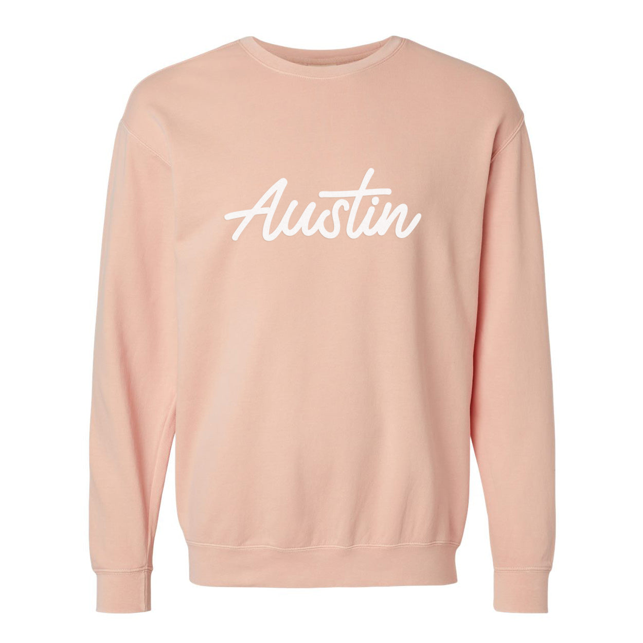 Austin Cursive Washed Sweatshirt