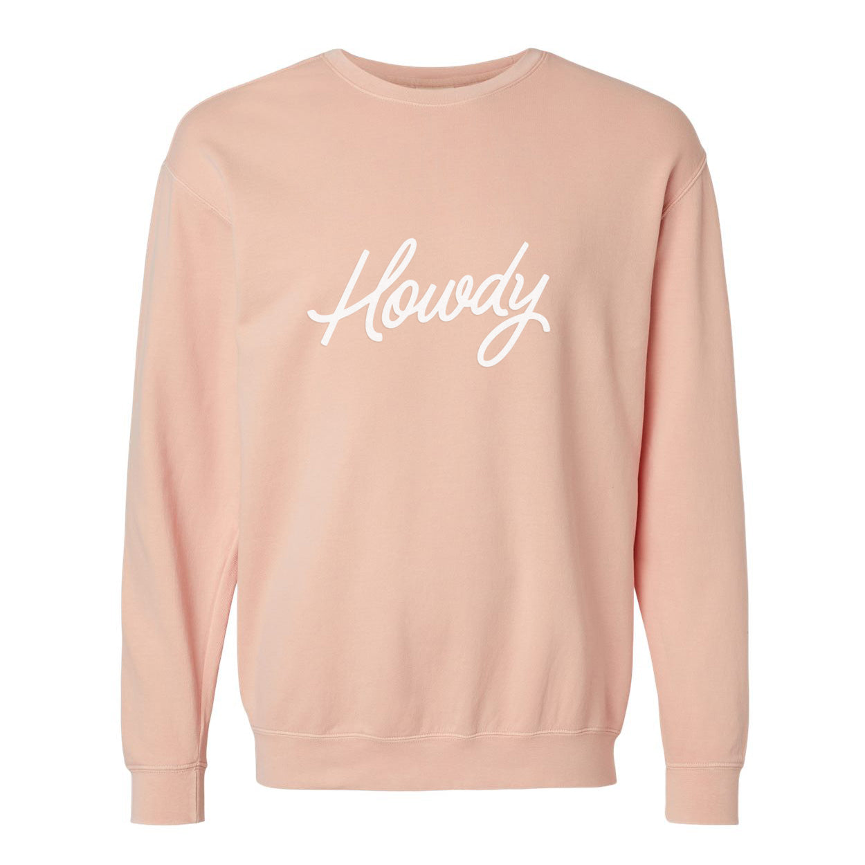 Howdy Cursive Washed Sweatshirt
