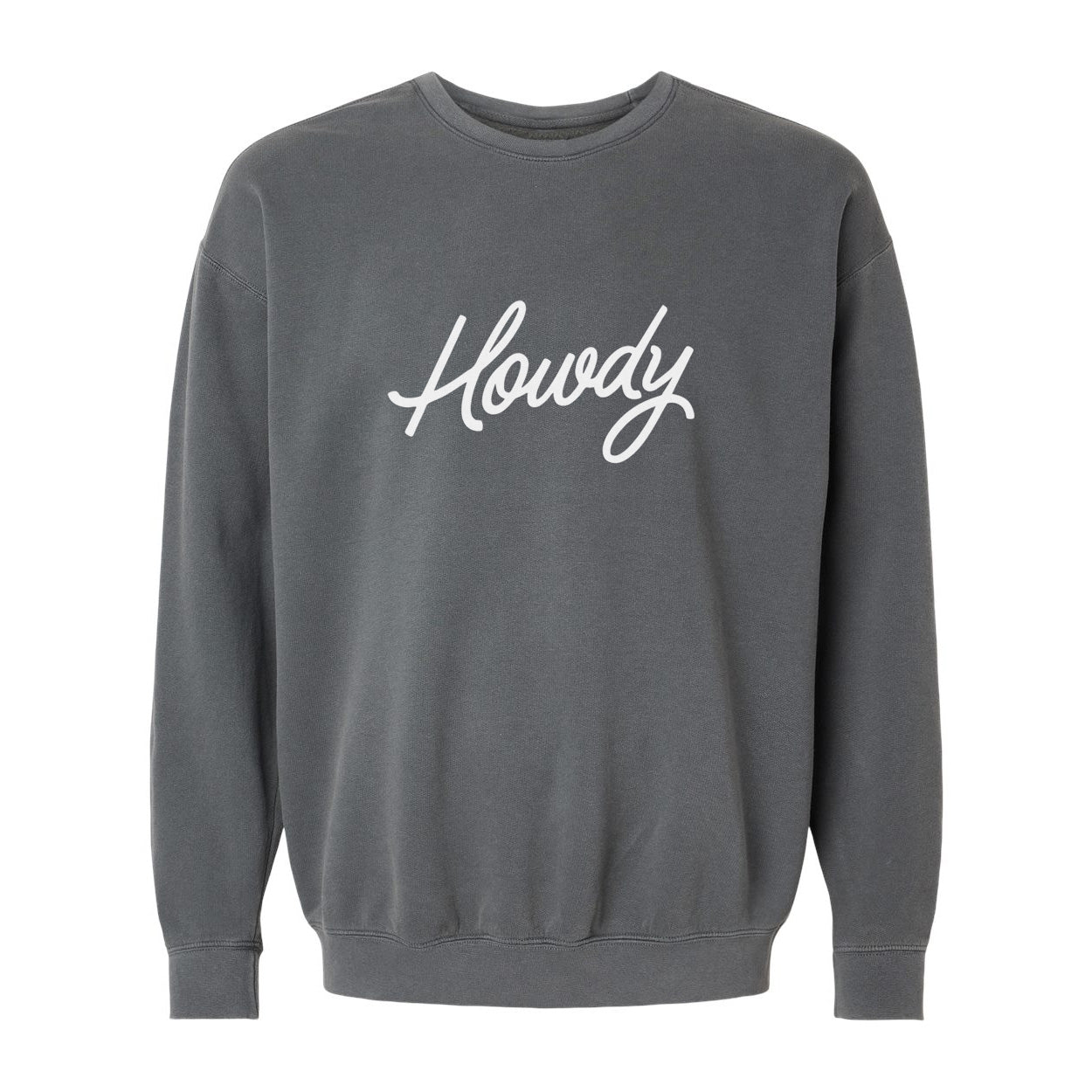 Howdy Cursive Washed Sweatshirt
