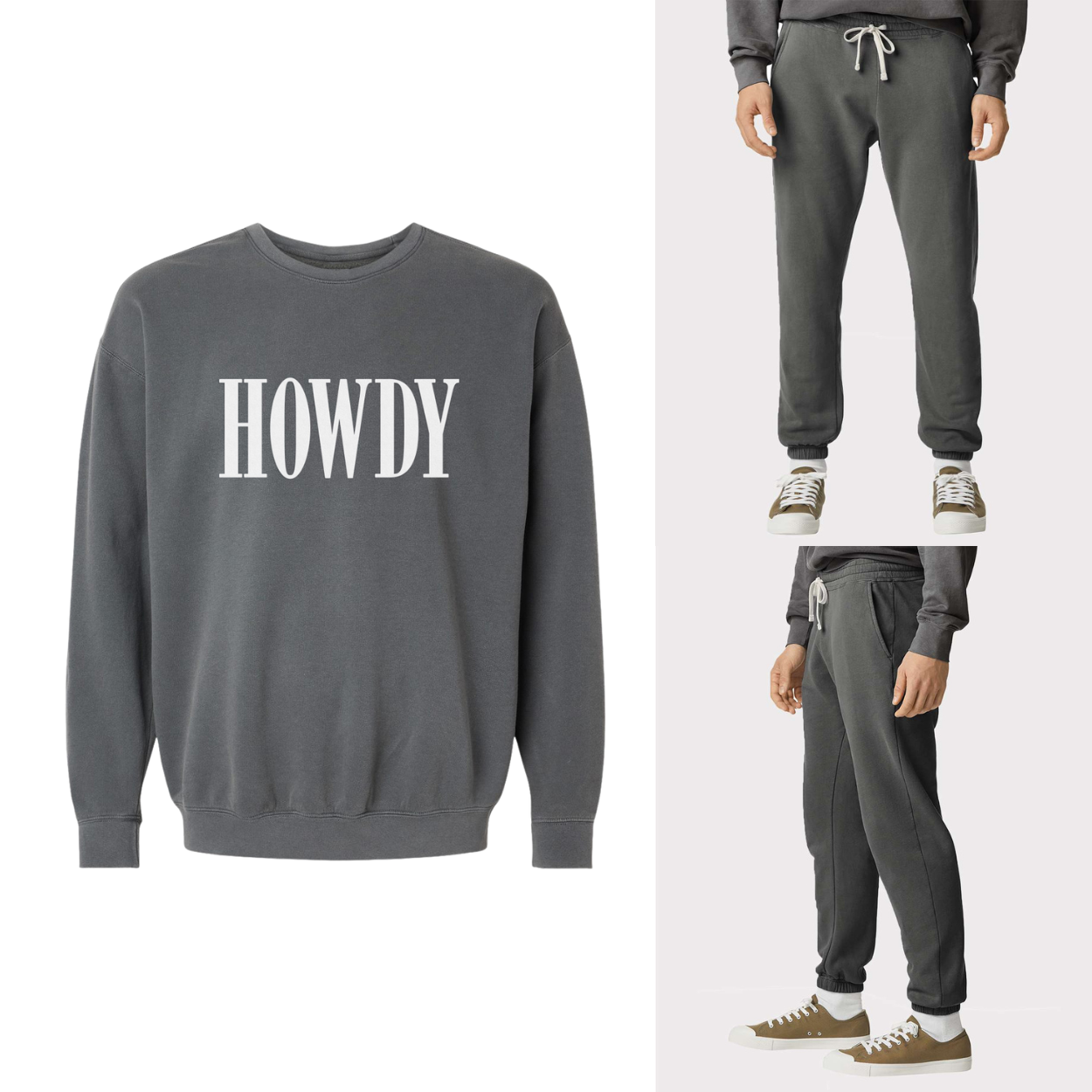 Howdy Western Washed Sweatshirt