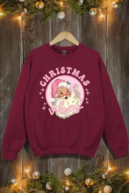 Color Bear Pink Graphic Sweatshirt Women's Christmas Fleece Pullover - Cozy & Cute