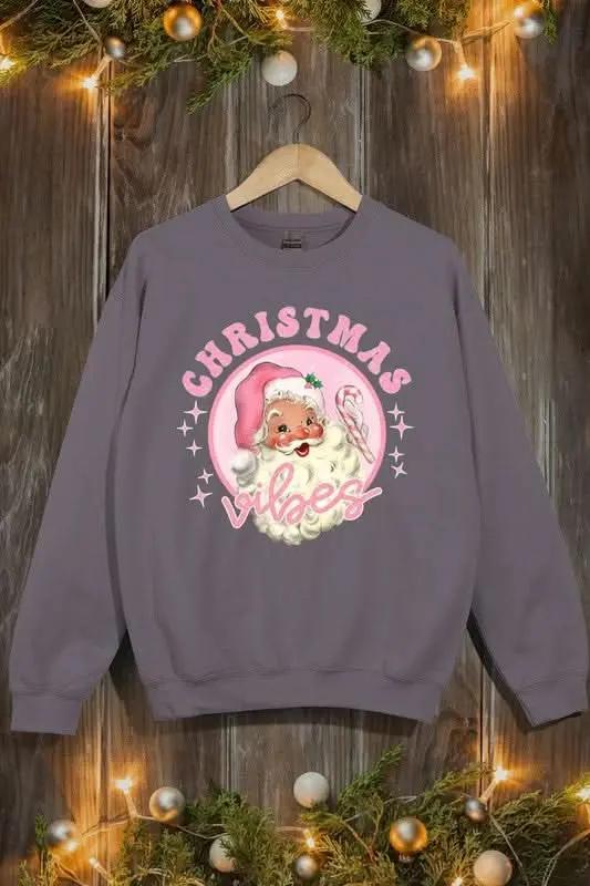 Color Bear Pink Graphic Sweatshirt Women's Christmas Fleece Pullover - Cozy & Cute