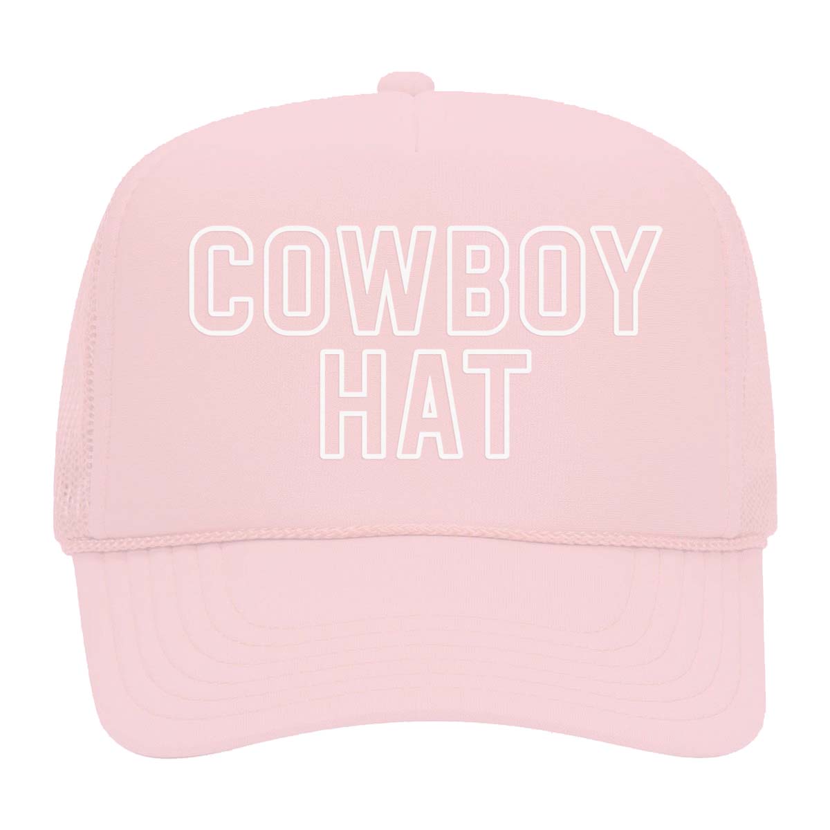 Cowboy Hat Outline Foam Snapback