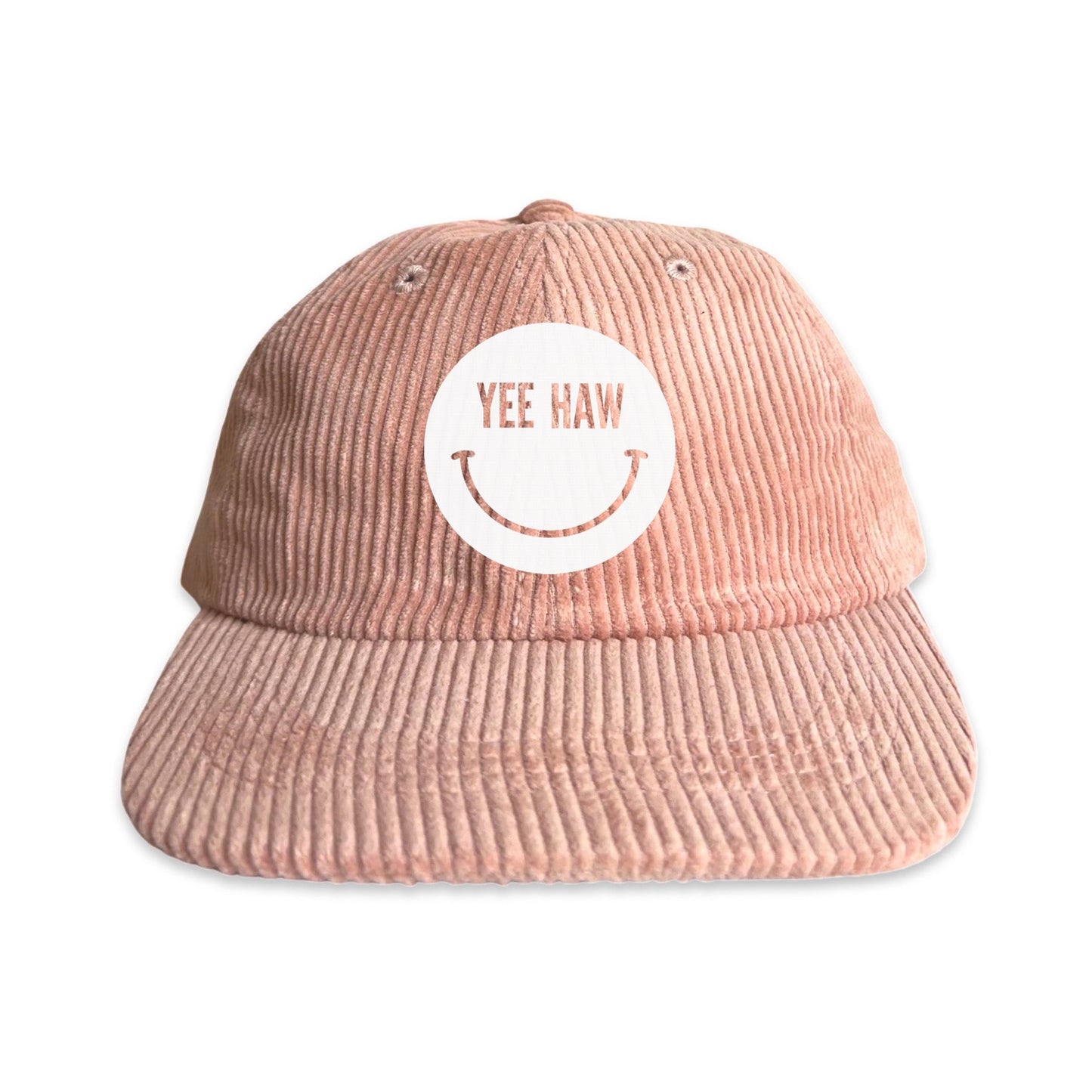 Yee Haw Smile Corduroy Cap