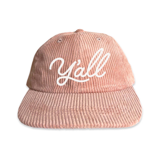 Y'all Cursive Corduroy Cap