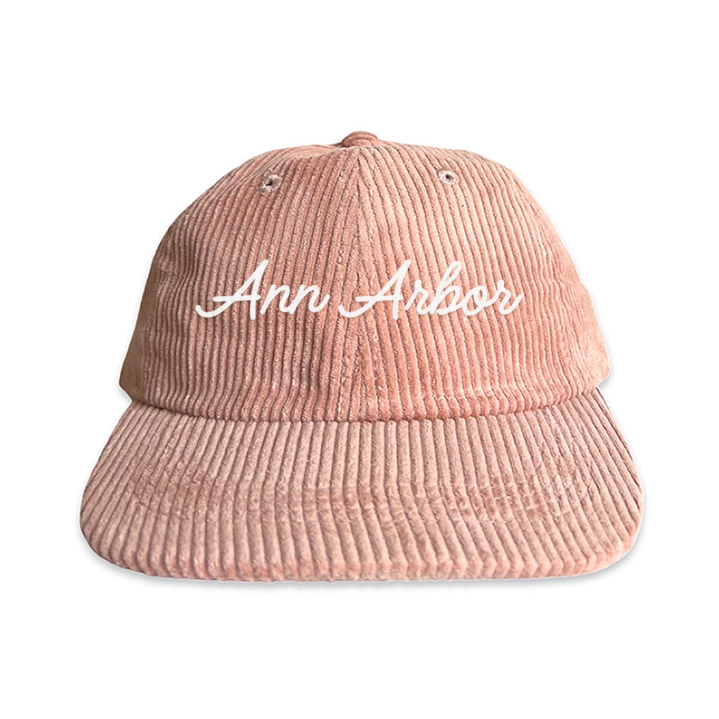 Ann Arbor Cursive Corduroy Cap