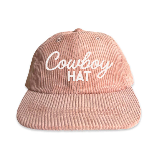 Cowboy Hat Corduroy Cap