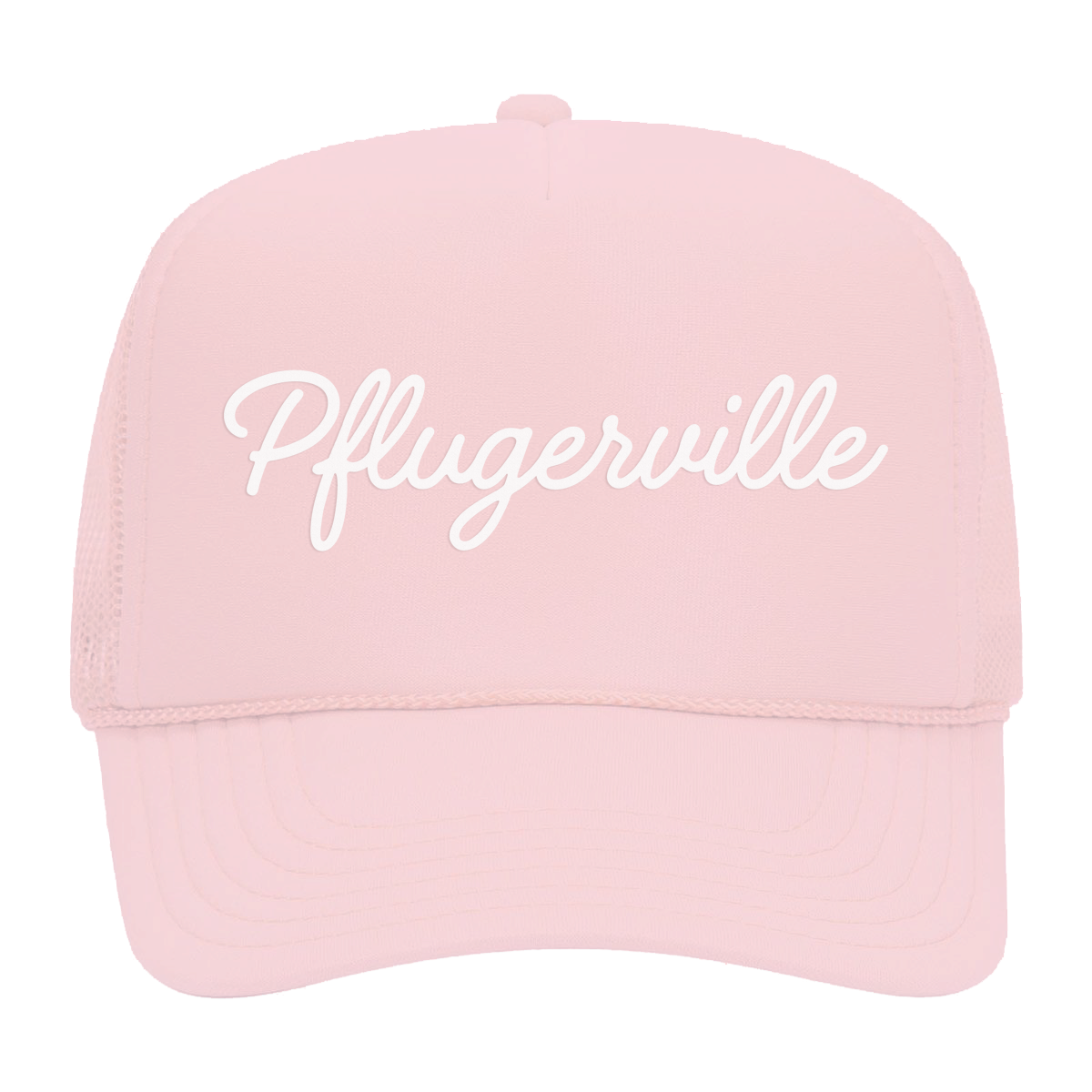 Pflugerville cursive Foam Snapback