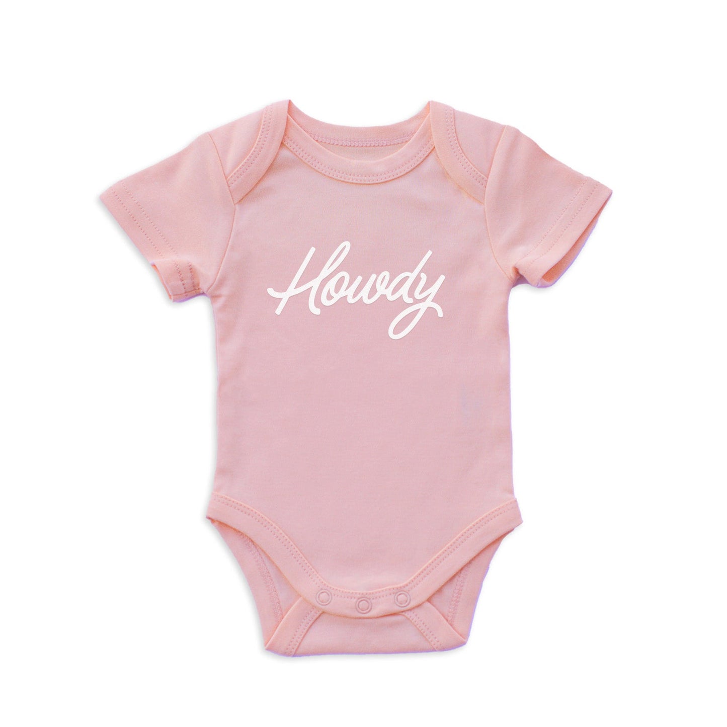 Howdy Cursive Onesie