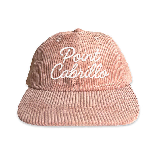 Point Cabrillo Cursive Corduroy Cap