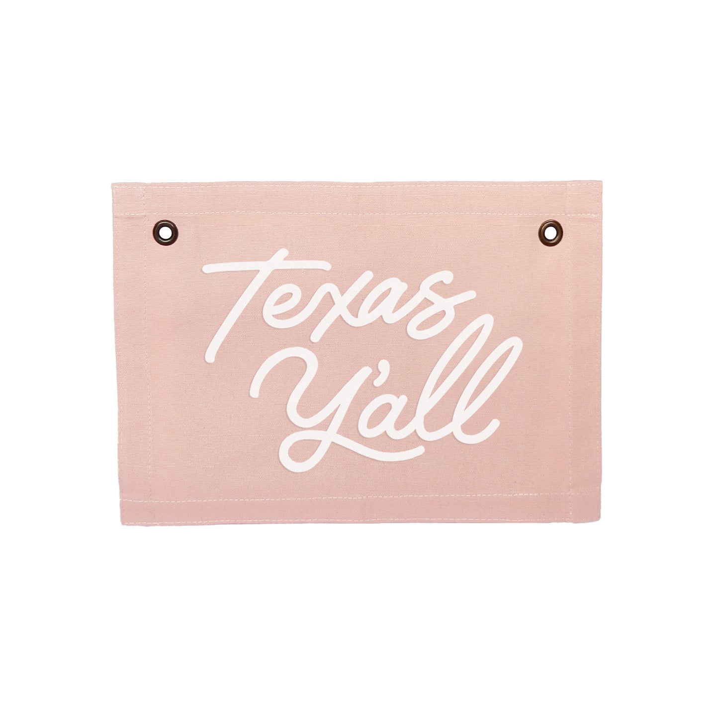 Texas Y'all Small Canvas Flag