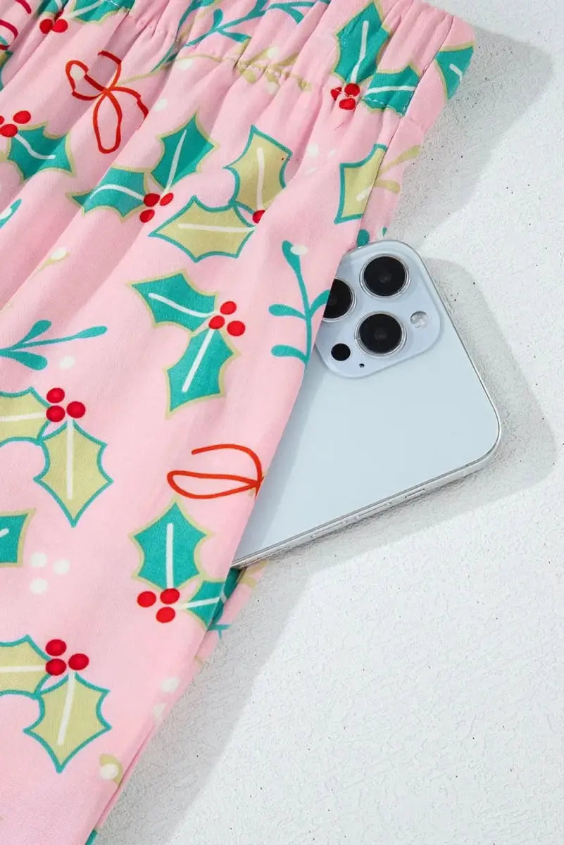 Trendsi Printed Lounge Set Women's Comfy Two-Piece Viscose Sleepwear