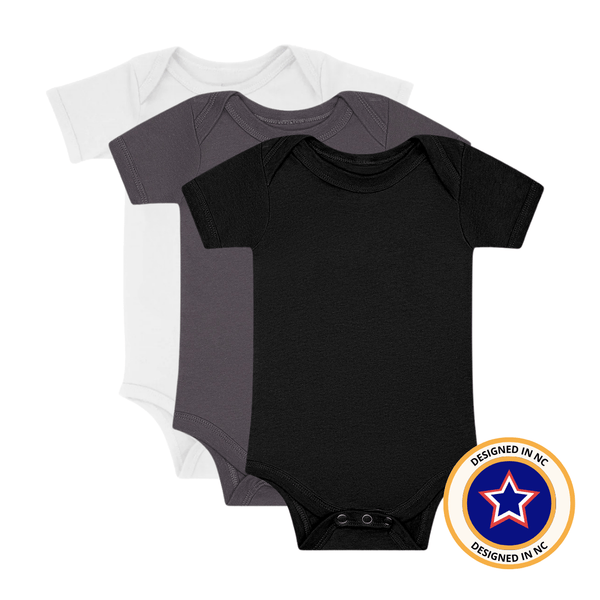 RAD NEUTRALS MONOCHROME ONESIE 3-PACK