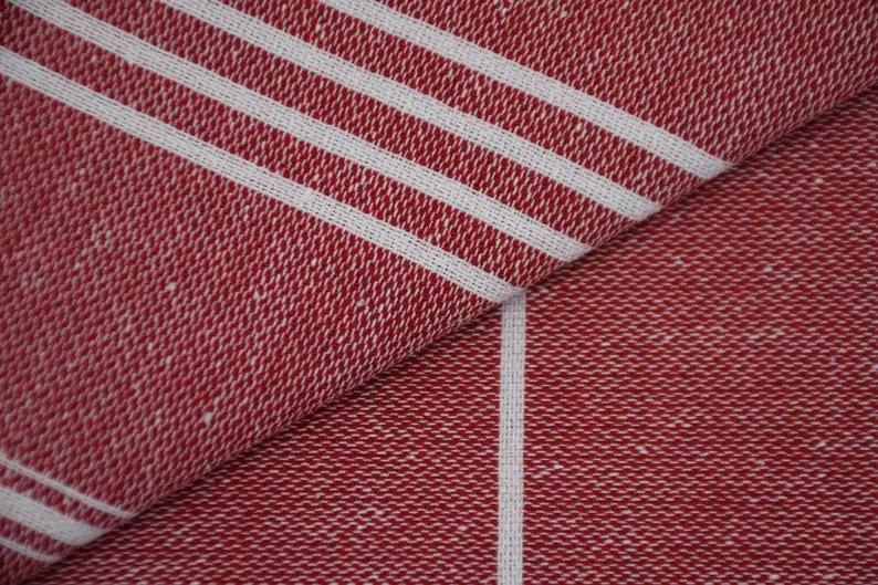 Turkish Towel - Lightweight Quick Dry - Monaco Red