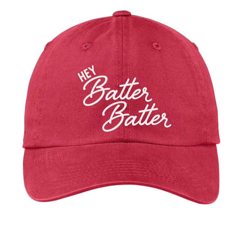 Hey Batter Batter Baseball Cap