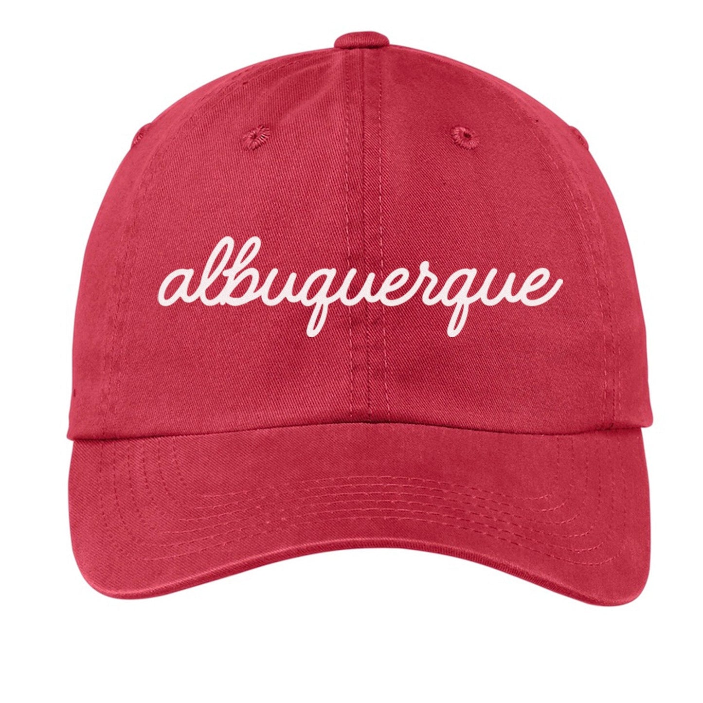 Albuquerque Cursive Baseball Cap