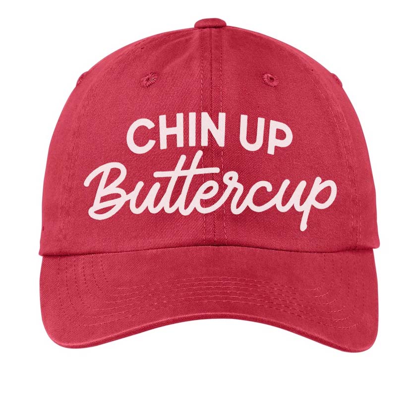 Chin Up Buttercup Baseball Cap