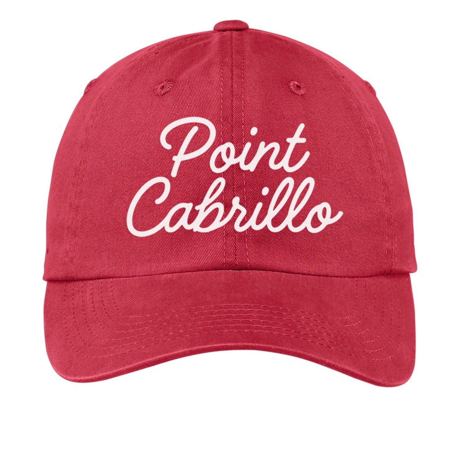 Point Cabrillo Cursive Baseball Cap