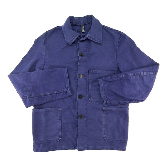 Vintage Blue Rensing Moleskin German Work Jacket - Men's Small / Women's medium
