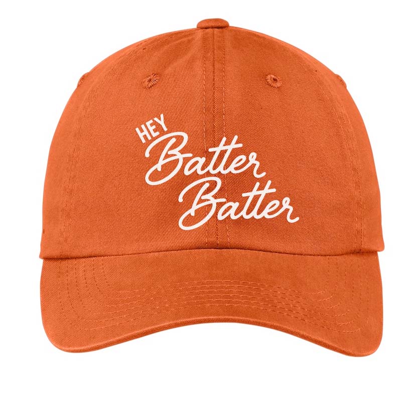 Hey Batter Batter Baseball Cap