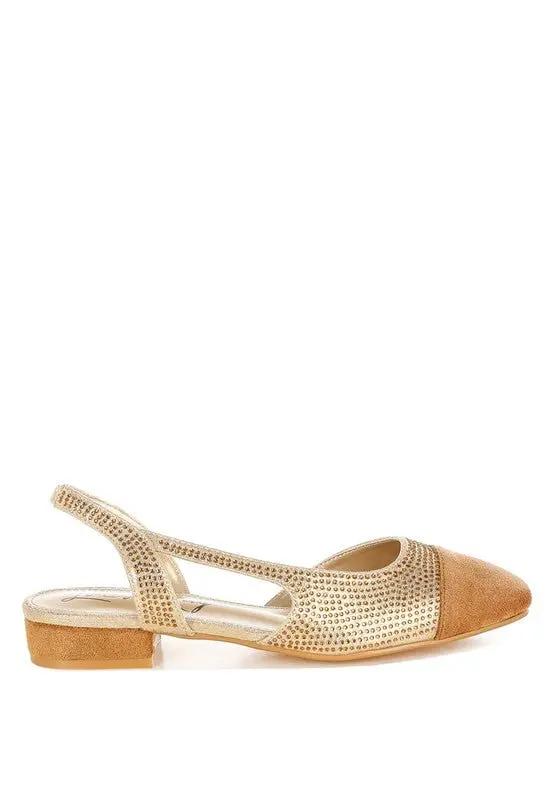 Rag Company Rerita Rhinestone-Studded Glitter Sandals for Special Occasions