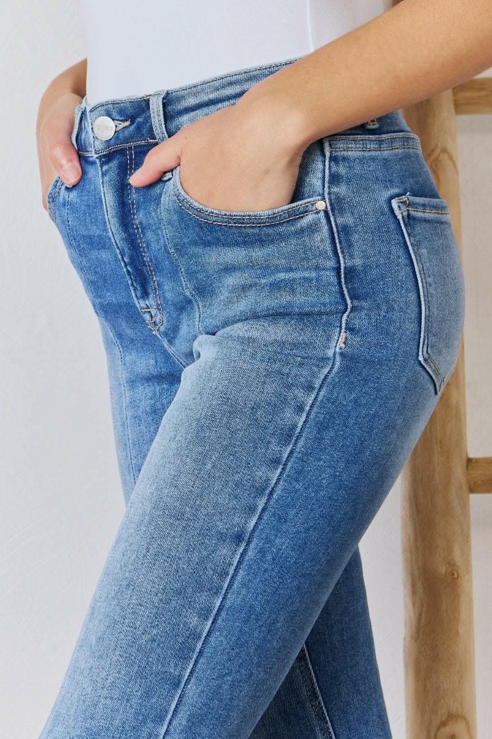 Trendsi Jeans & Denim Elevate Full Figure High Waist Ankle F