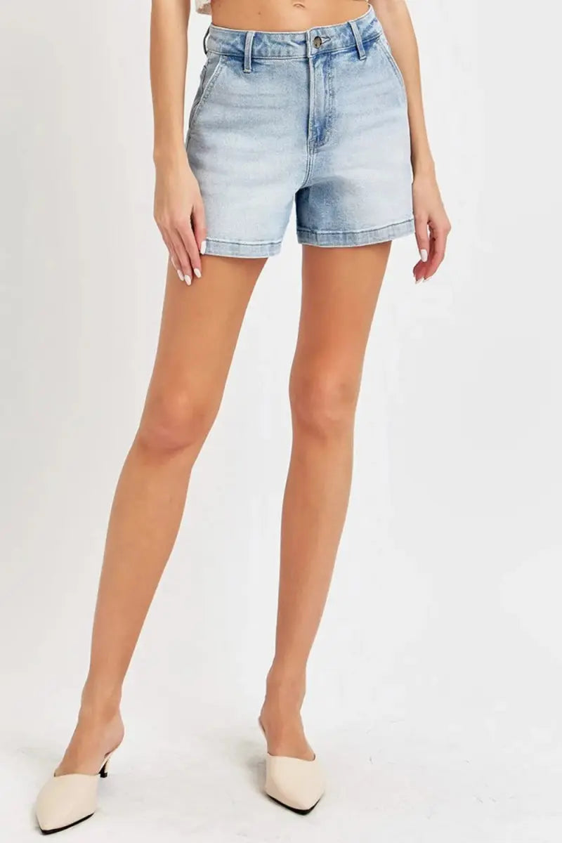 Denim Shorts - High Rise - Casual Summer Style
