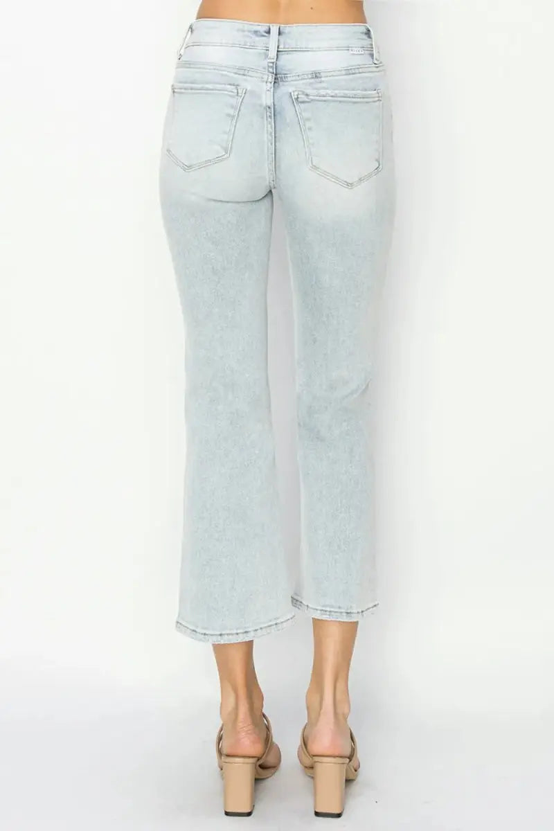 Cropped Flare Jeans - Comfortable Fit - Everyday Denim