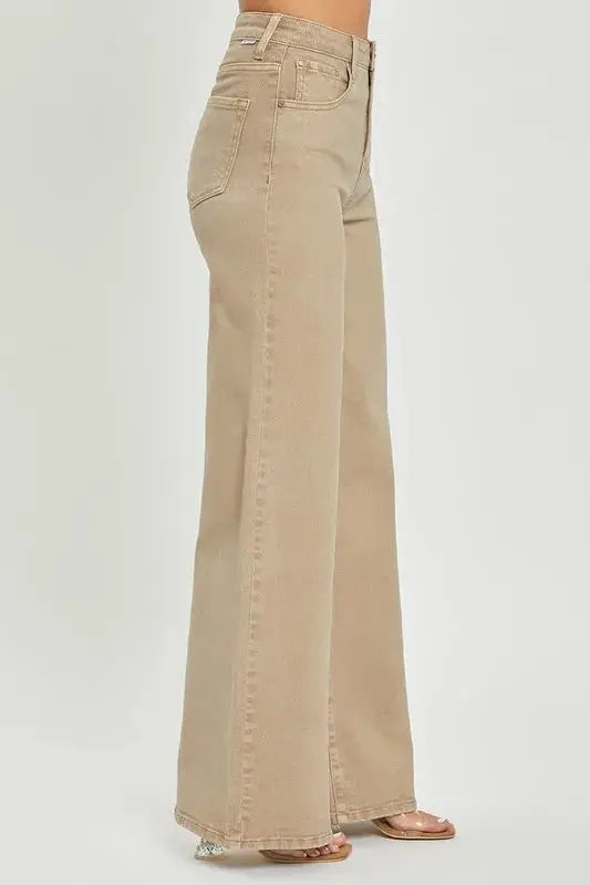 Jeans - Tummy Control - High Rise Wide Leg